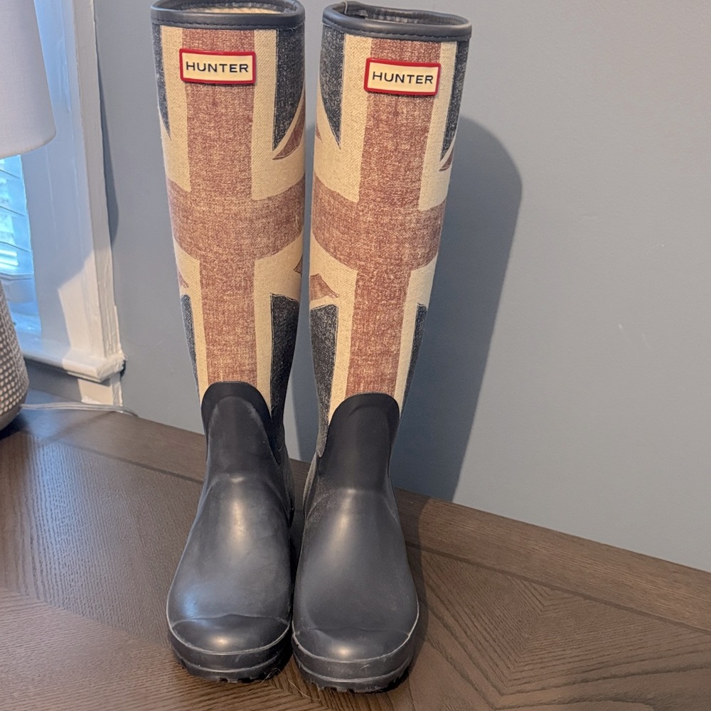Hunter British Flag Tall Boots